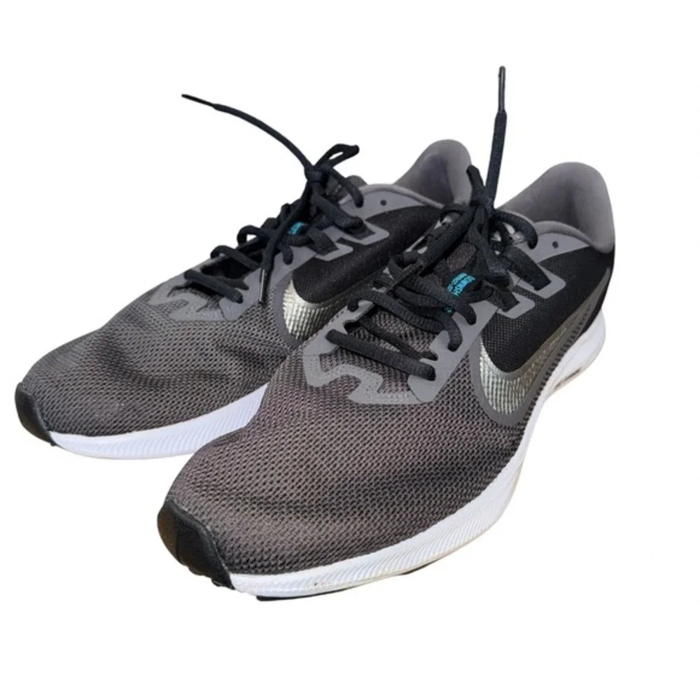 Nike Downshifter 10 Mens 12 Pre-Owned Running Shoes AQ7481-008 Athletic Sneakers